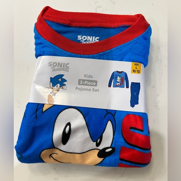 Other - Sonic the Hedgehog Kids 2-Piece Pajama Set - Blue & Red